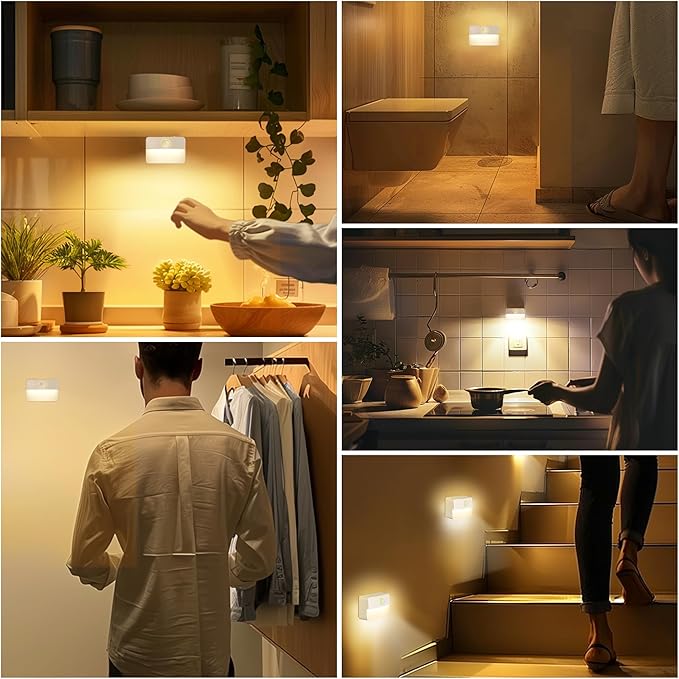 3 Pack Rechargeable Motion Sensor Stair Lights - Image 6