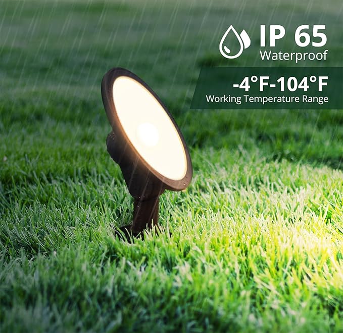 GKOLED 4-Pack Low Voltage LED Landscape Flood Light, 9-15V AC/DC Outdoor Wall - Image 4