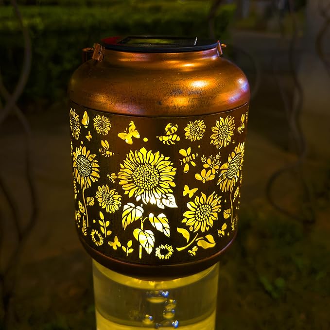 Solar Lanterns Outdoor Waterproof, Sunflower Gifts - Image 9