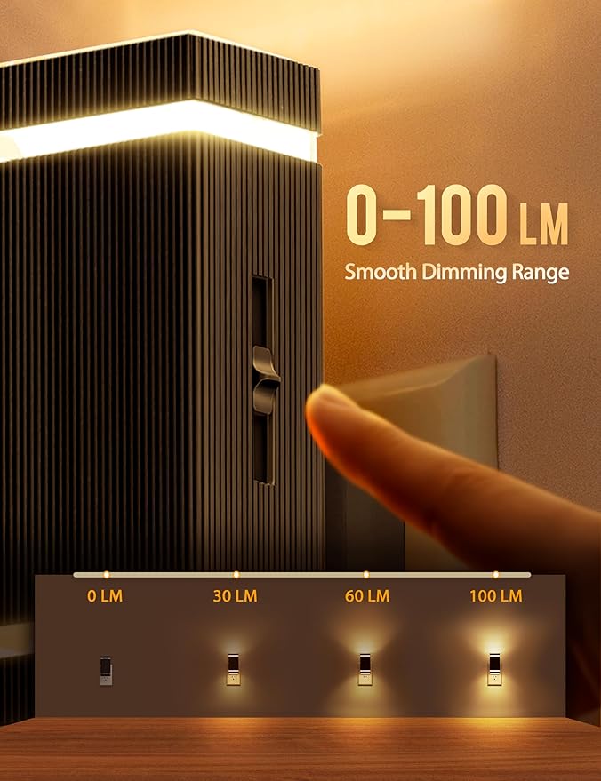 DORESshop Dimmable LED Night Light Plug in, Night Lights Plug into Wall - Image 2