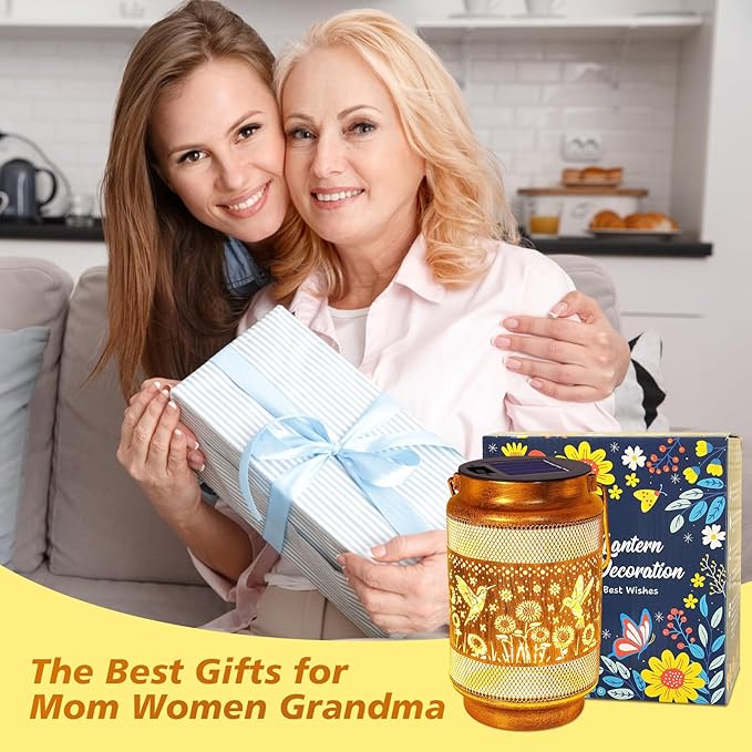 Gifts for Mom, Mothers Day Gift Solar Lanterns Outdoor, Mother Birthday Gift - Image 5