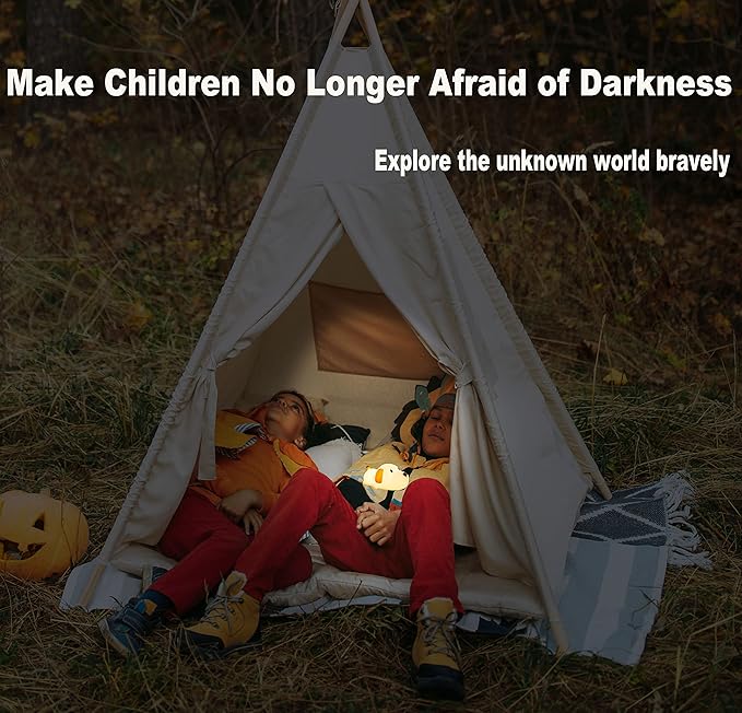 HAPPYBAG Kids Night Light, Cute Soft Silicone Dog Lamp Dimmable Nursery - Image 3