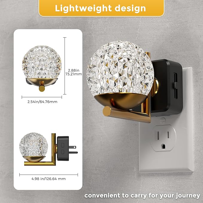 L LOHAS LED Night Lights Plug Into Wall, Dusk to Dawn Sensor, 10-Color RGB - Image 5