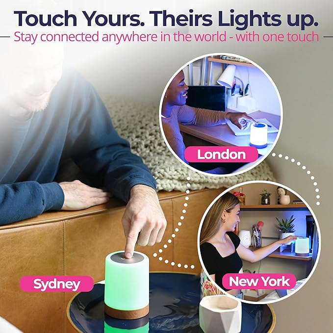 LuvLink Friendship Lamps No Subscription WiFi Touch Lamp - Image 6