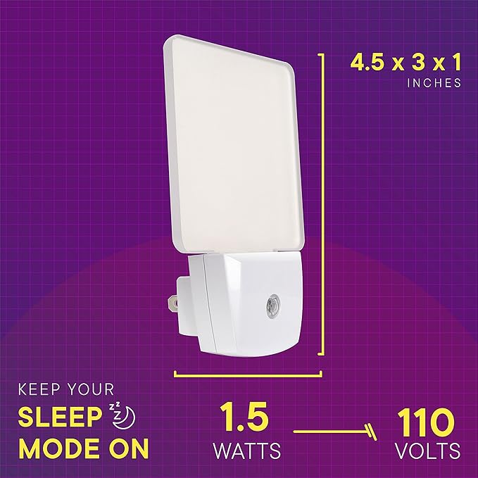 2-Pack Automatic Adults & Kids Night Lights Plug into Wall I Cozy Home Decor - Image 3