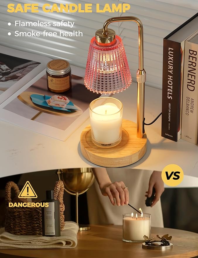 Candle Warmer Lamp with Timer Dimmable, Birthday Gifts - Image 2