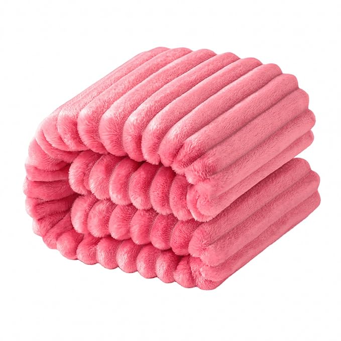 NTBAY Plush Flannel Twin Bed Blanket, 60X80 Inches Soft and Warm Lightweight by NTBAY
