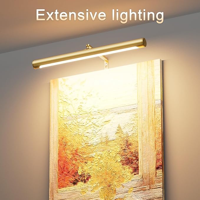 Picture Lights for Paintings Plug in, Remote Control Gallery Painting Wall - Image 2