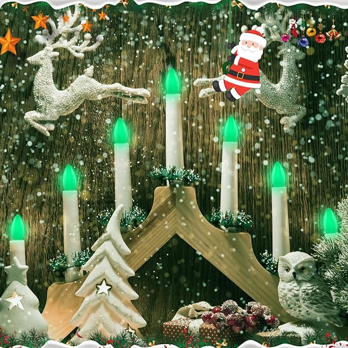 25PK C7 Green Light Bulbs Christmas Decorations Replacement Bulbs, C7 Ceramic - Image 5