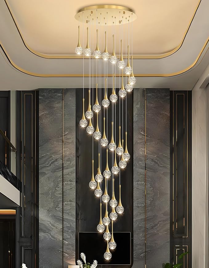 36 Light Modern Glam Crystal Chandelier by CENOZO