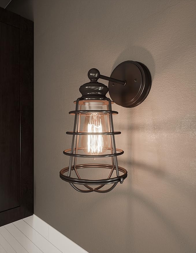Design House 519710 Ajax Industrial Modern 1-Light Indoor Wall Sconce - Image 3