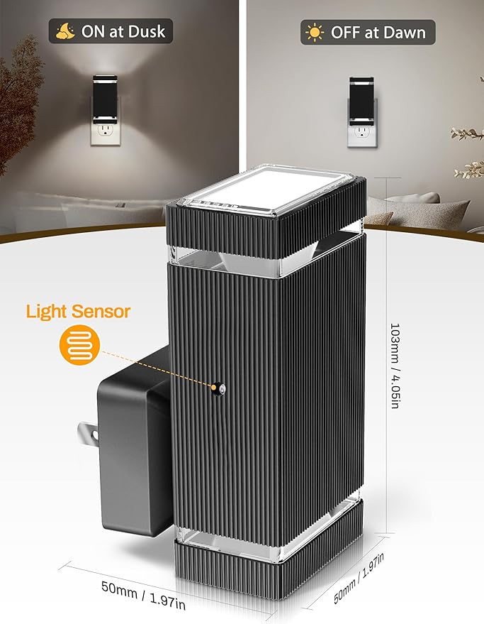 DORESshop Bright LED Night Light Plug in, Night Lights Plug into Wall - Image 6