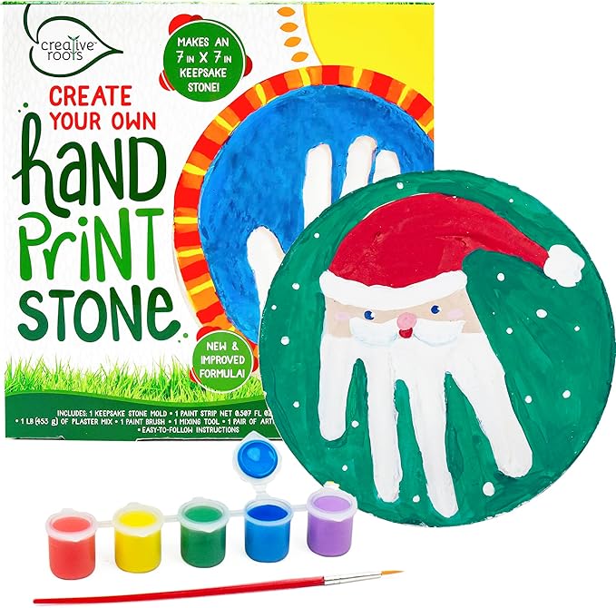 Creative Roots Create Your Own Handprint Stone by Horizon Group USA by CreativeRoots
