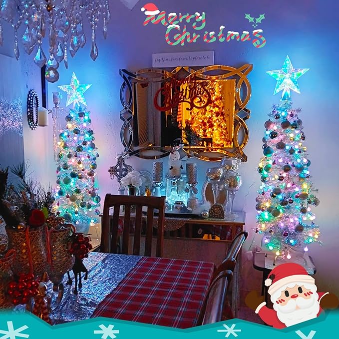 JMEXSUSS 100 LED Connectable Globe String Lights Indoor, 33ft Multicolor Fairy - Image 2