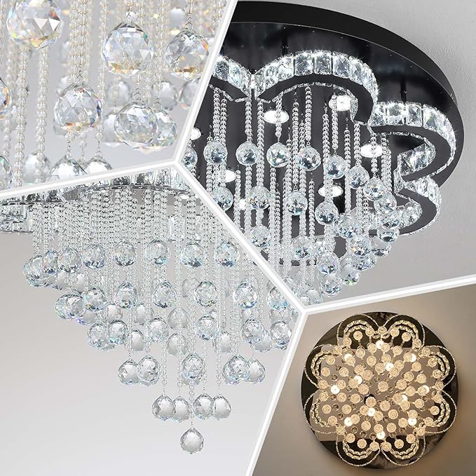 Flashing God 40inches Modern Crystal Chandelier - Image 2