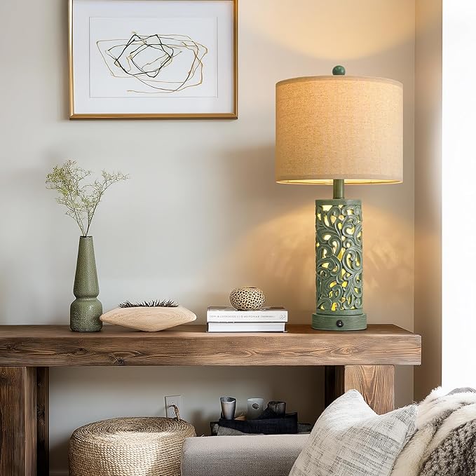 OYEARS 22'' Table Lamp Set of 2 - Image 6