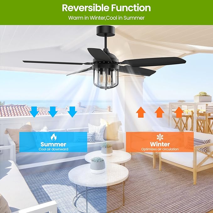 52 inch Outdoor Ceiling Fans - Image 5