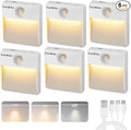 EverBrite Rechargeable Square Motion Sensor LED Night Light, Motion Activated by EverBrite