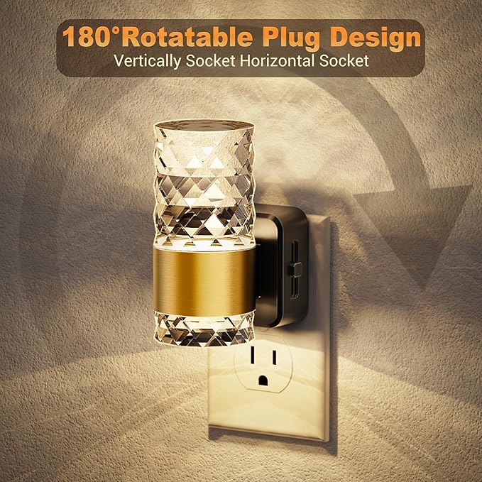 JandCase Night Light, Automatic Night Lights Plug into Wall, 3000K LED - Image 7