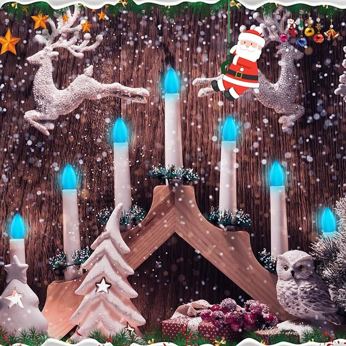 Christmas Replacement Light Bulbs, C7 Blue Ceramic Christmas Light - Image 5
