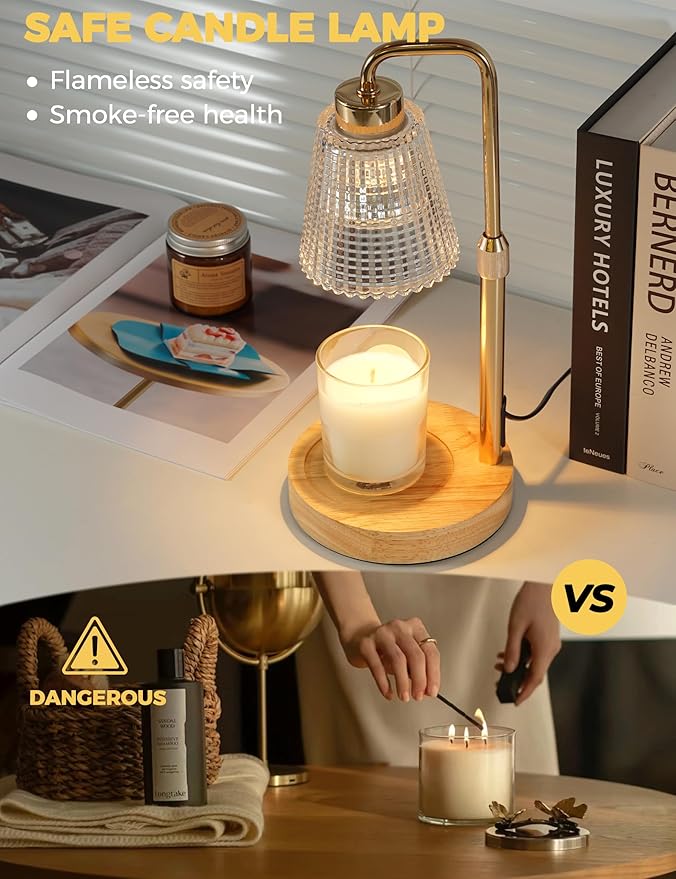 Candle Warmer Lamp with Timer Dimmable, Birthday Gifts - Image 2