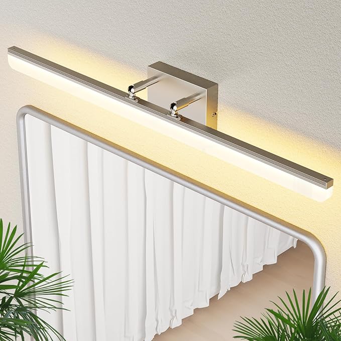 Brushed Nickel Vanity Light 31.5", 24W LED Dimmable Bathroom Light Bar by KELIDENLighting