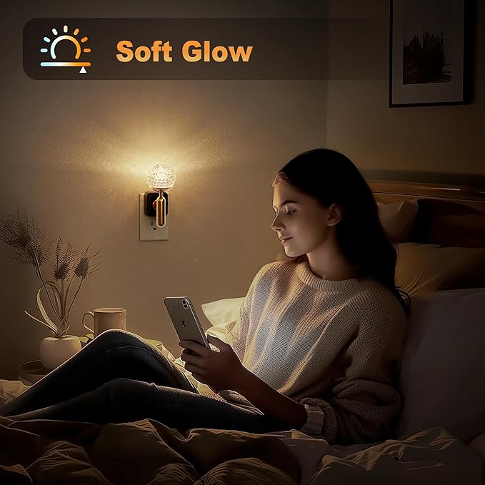 JandCase Night Light, Night Lights Plug into Wall, Color Change RBG Nightlight - Image 8