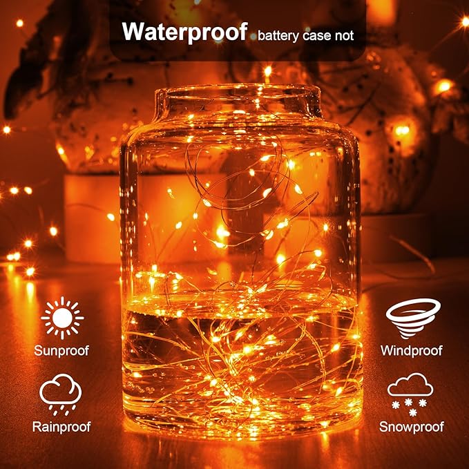 1 Pack 16.4ft Battery Operated String Lights - Image 6