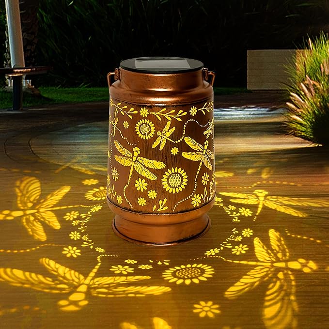 Dragonfly Solar Lantern Lights, Outdoor Lanterns by ANYTALK