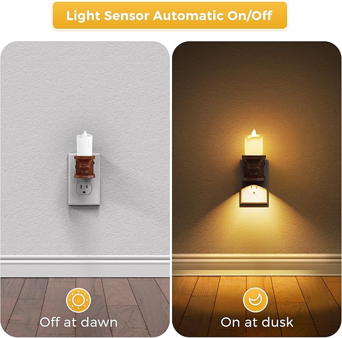 L LOHAS LED Night Light, Flameless Candle Night Light - Image 5