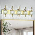 Modern Crystal Bathroom Vanity Lights Fixtures Over Mirror Gold Vintage by LBSQJ