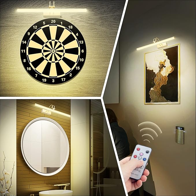 Picture Light, Picture Lights for Wall Cordless, Battery Wall Lights for - Image 5