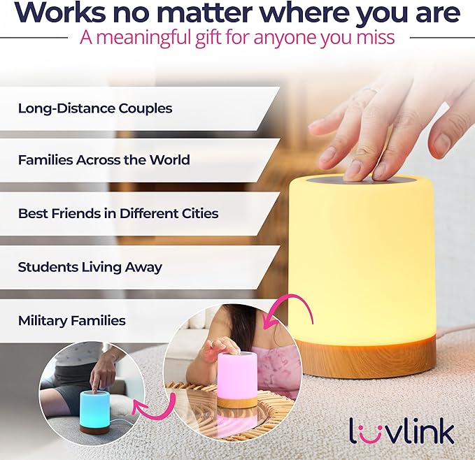 LuvLink Friendship Lamps No Subscription WiFi Touch Lamp - Image 6
