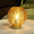 Battery Operated Lamp with Timer, Table Lamp Small Cordless Lamp Battery Powered by LUSHARBOR