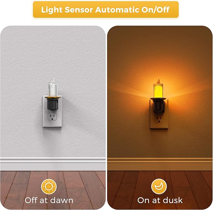 L LOHAS LED Night Light, Amber Nightlight - Image 2
