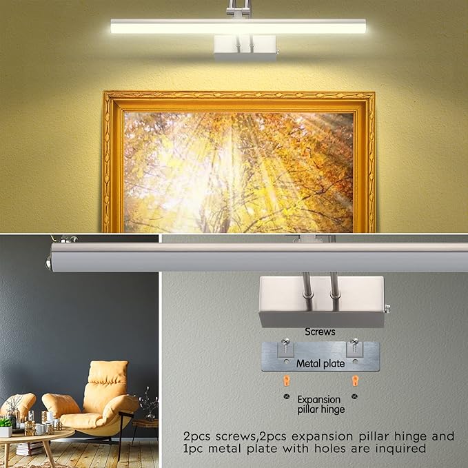 Picture Light, Picture Lights for Wall Cordless, Battery Wall Lights for - Image 7