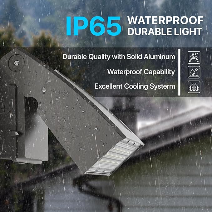HYPERLITE Wall Pack 60W: 7800lm ETL Approved - Image 2