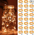 ZGWJ 24 Pack Halloween Fairy Lights Battery Operated, 7ft 20 Mini LED Halloween by ZGWJ