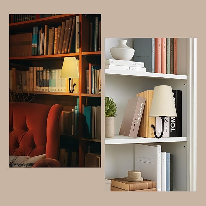 AELS Wooden Bookshelf Lamp - Image 3