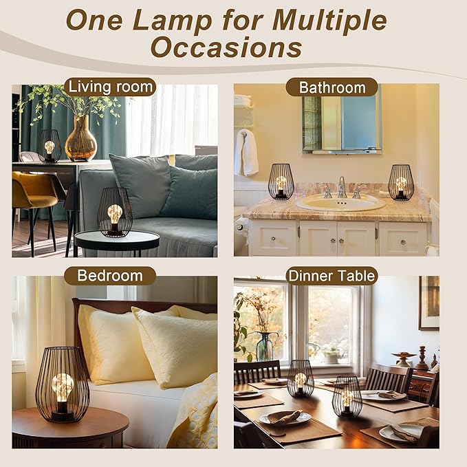 TRIROCKS Metal Cordless Table Lamp - Image 6