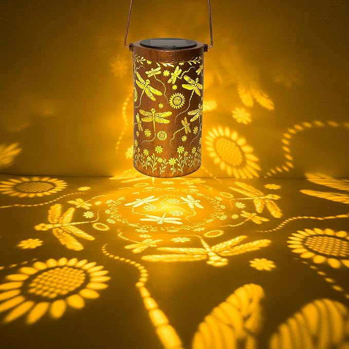 Dragonfly Flower Solar Lanterns Outdoor Waterproof, Birthday Gifts - Image 2