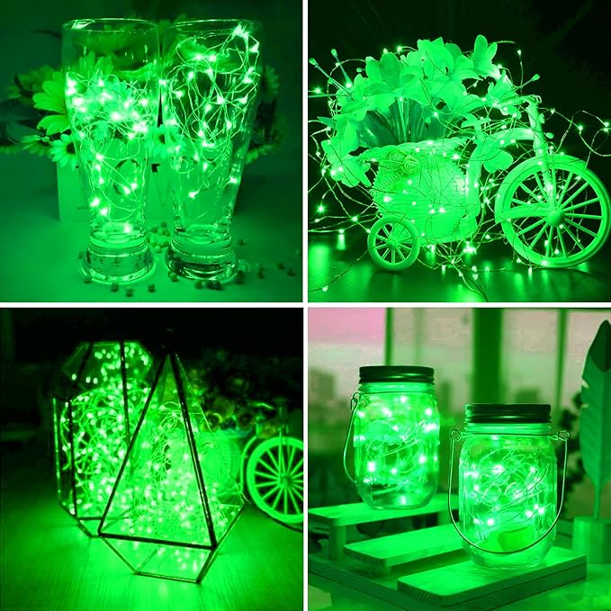 ZGWJ 8 Pack Fairy Lights Battery Operated, 7ft 20 Mini LED Fairy String Lights - Image 5
