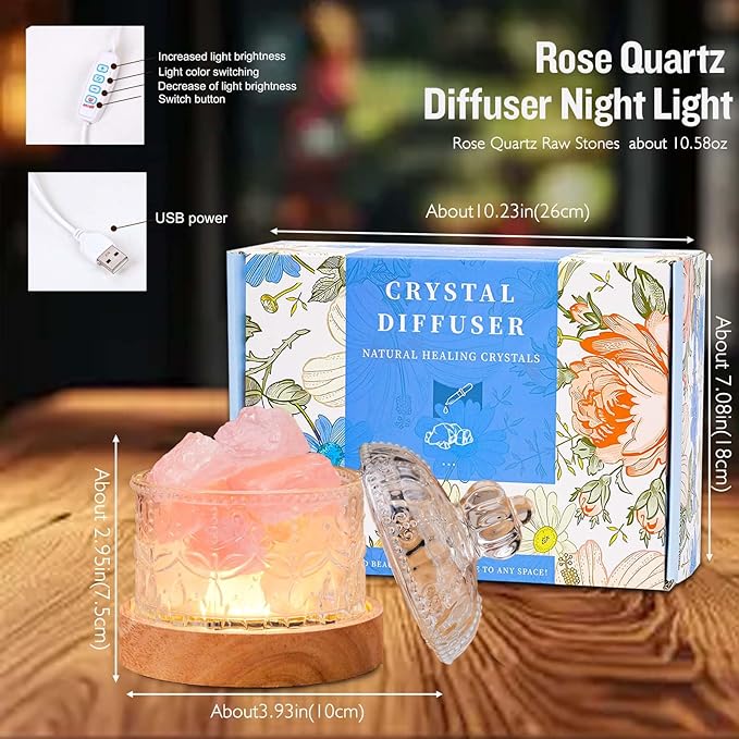 Runyangshi Crystal Lamp Night Light - Image 3