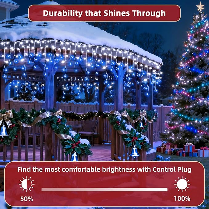 1620 LED Christmas Lights Outdoor 164 FT - Image 4