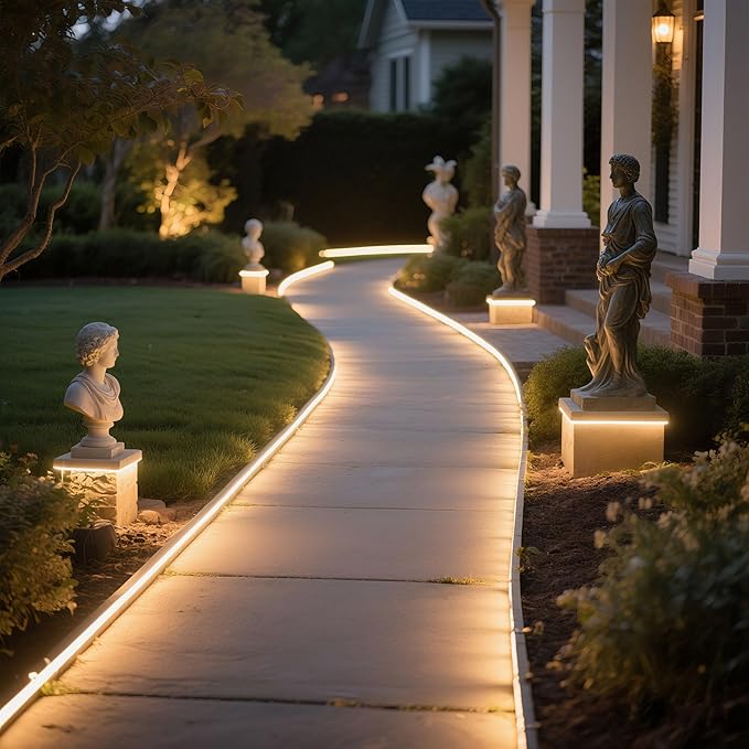 DELight 150FT Warm White Neon Rope Lights - Image 8