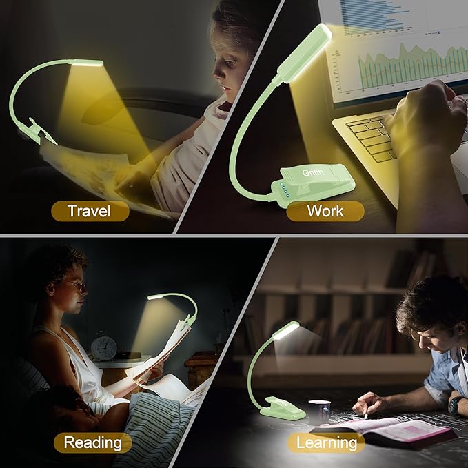 Gritin 9 LED Rechargeable Book Light - Image 7