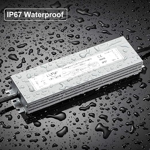 LED Driver 100 Watts Waterproof IP67 Power Supply AC100-264V to 12V DC 8.3A Low - Image 7