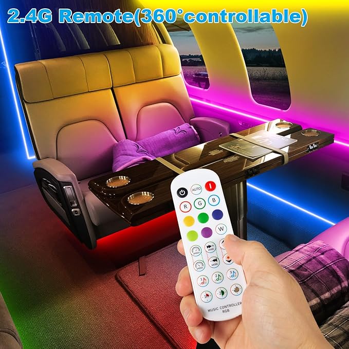 RV Awning LED Light Strip, 12V RGB Waterproof Underglow Led Light kit, Camper - Image 6