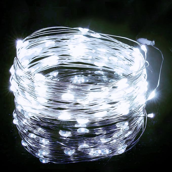 8 Pack White Fairy Lights 7Ft 20 LED Twinkle String Lights 3 Modes Battery - Image 7