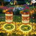 2 Pack Dragonfly Solar Lanterns Outdoor Waterproof Solar Garden Decor, Birthday by yulloyello
